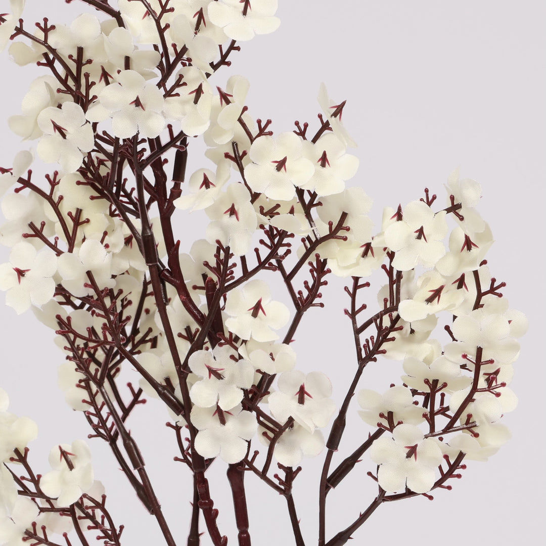 Small Cherry Blossom Branches - White (50cm)