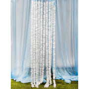 Large Orchid Hanging Garland - Ivory (2m)
