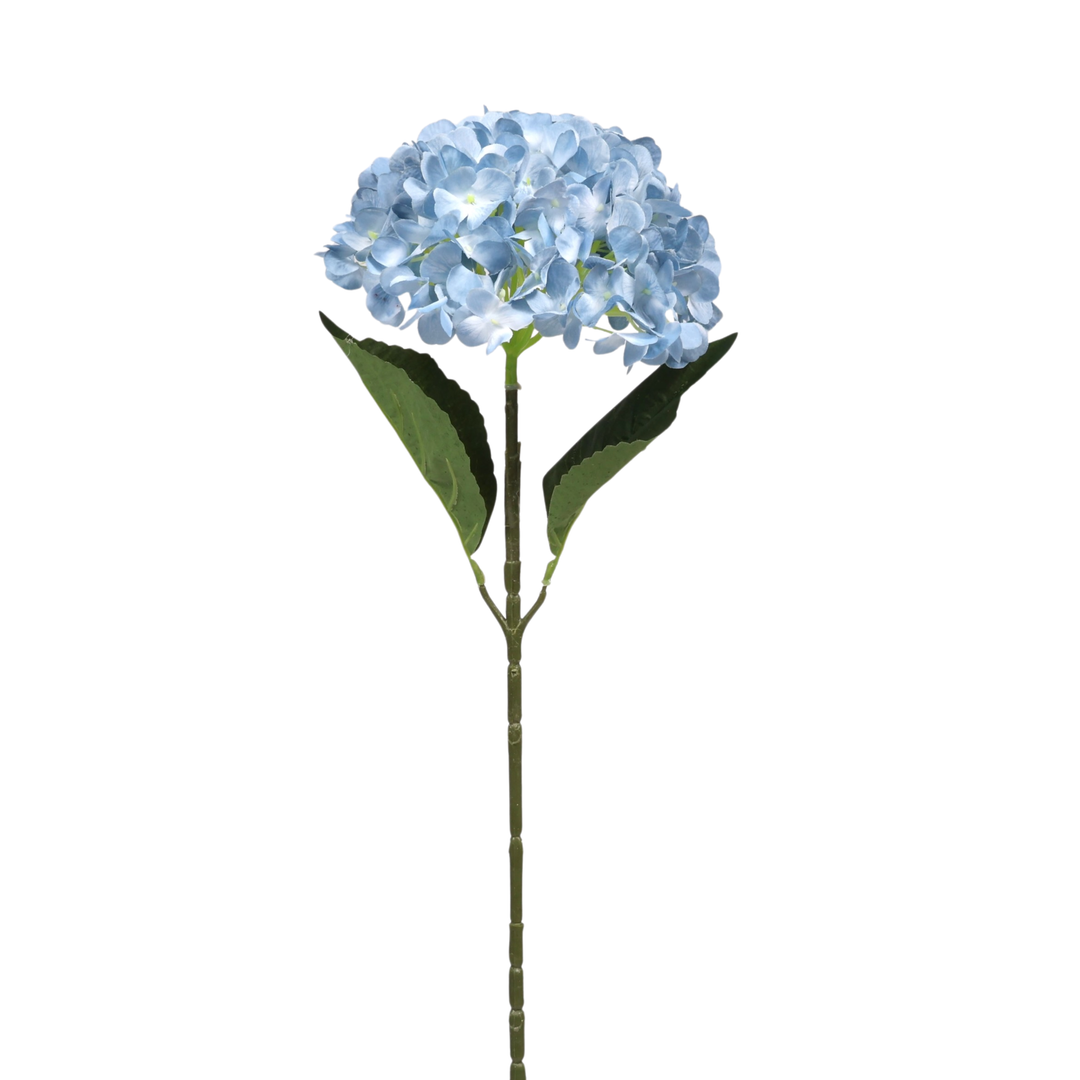 Artificial Hydrangea - Light Blue, single stem