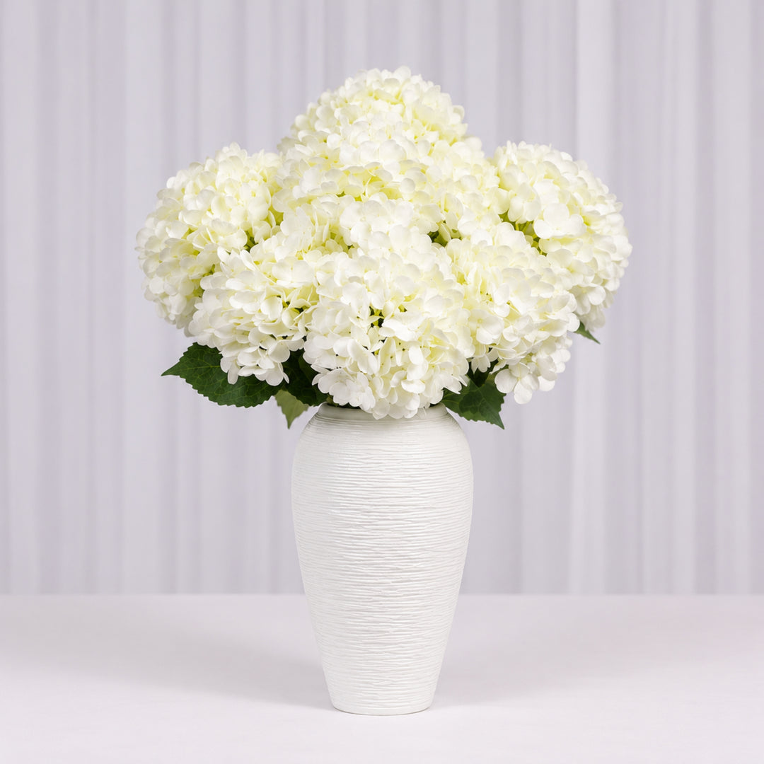 Artificial Hydrangea - White/Cream