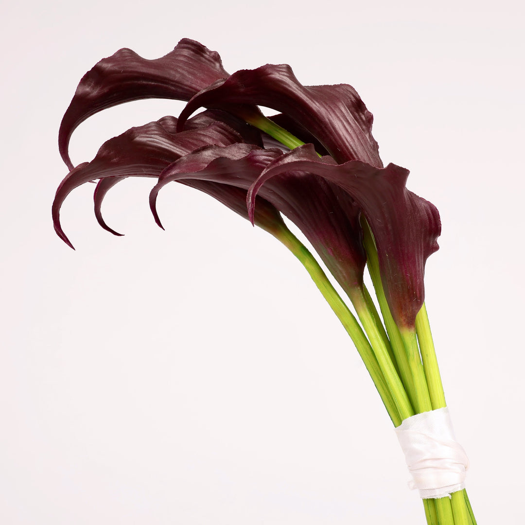 Artificial Calla Lily - Dark Purple