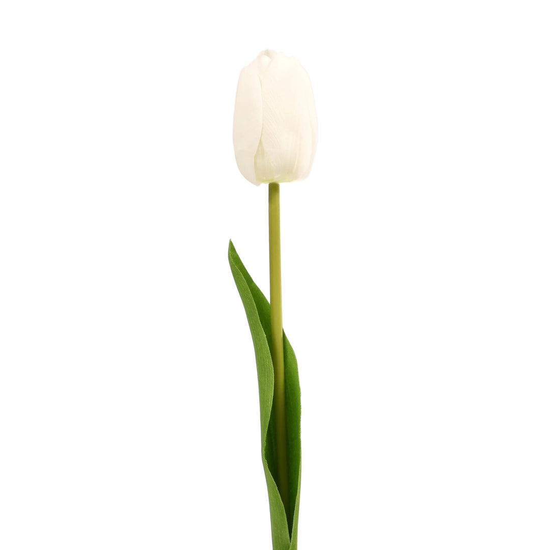Artificial Tulip Stem- White