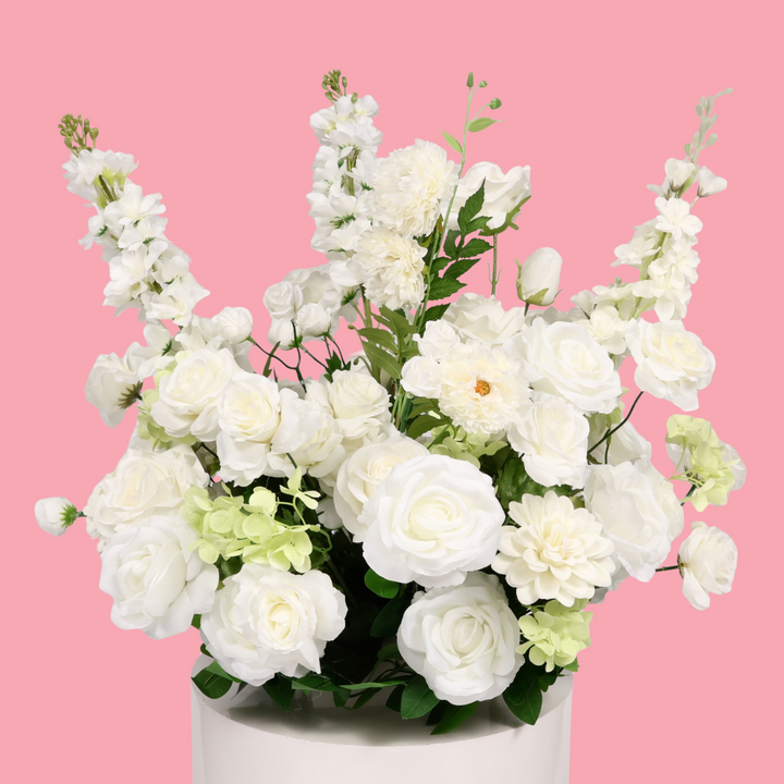 Artificial Flower Arrangement - White