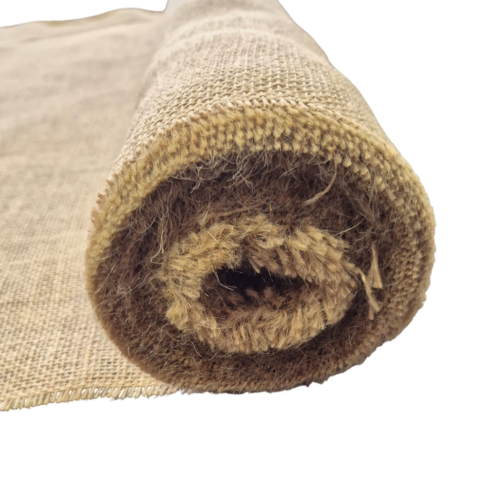 Hessian Aisle Runner / Fabric Roll (1m x 10m) end of roll close up