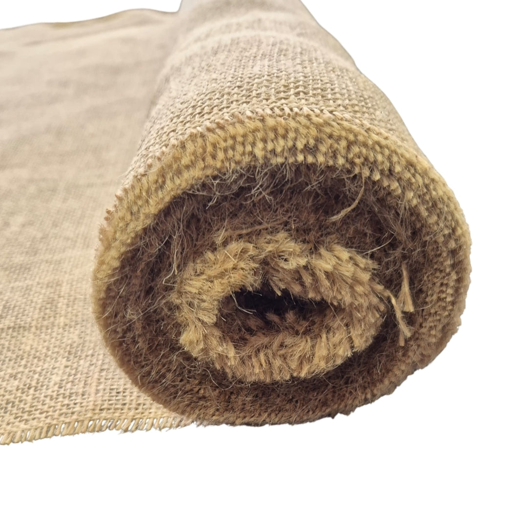 Hessian Aisle Runner / Fabric Roll (1m x 10m) end of roll close up