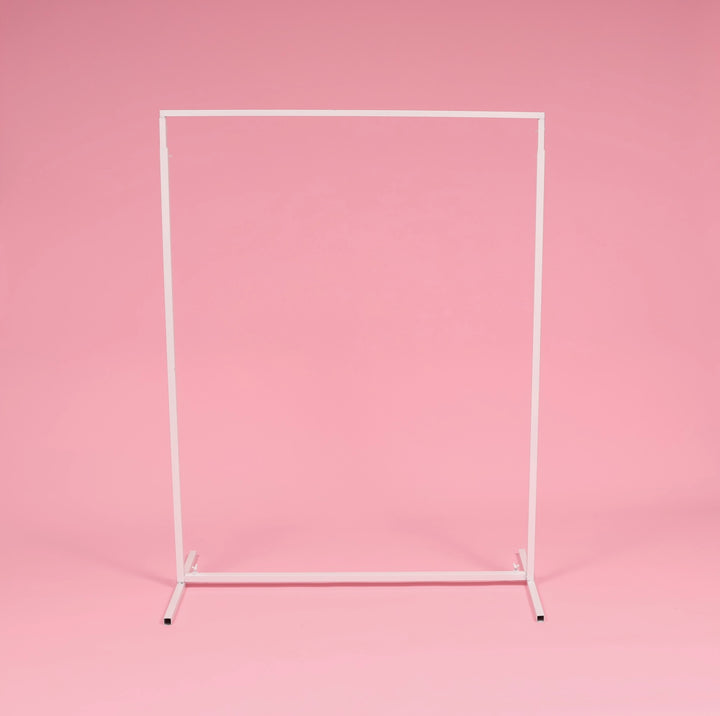 Height Adjustable Freestanding Sign / Frame - White (1x2.3m)