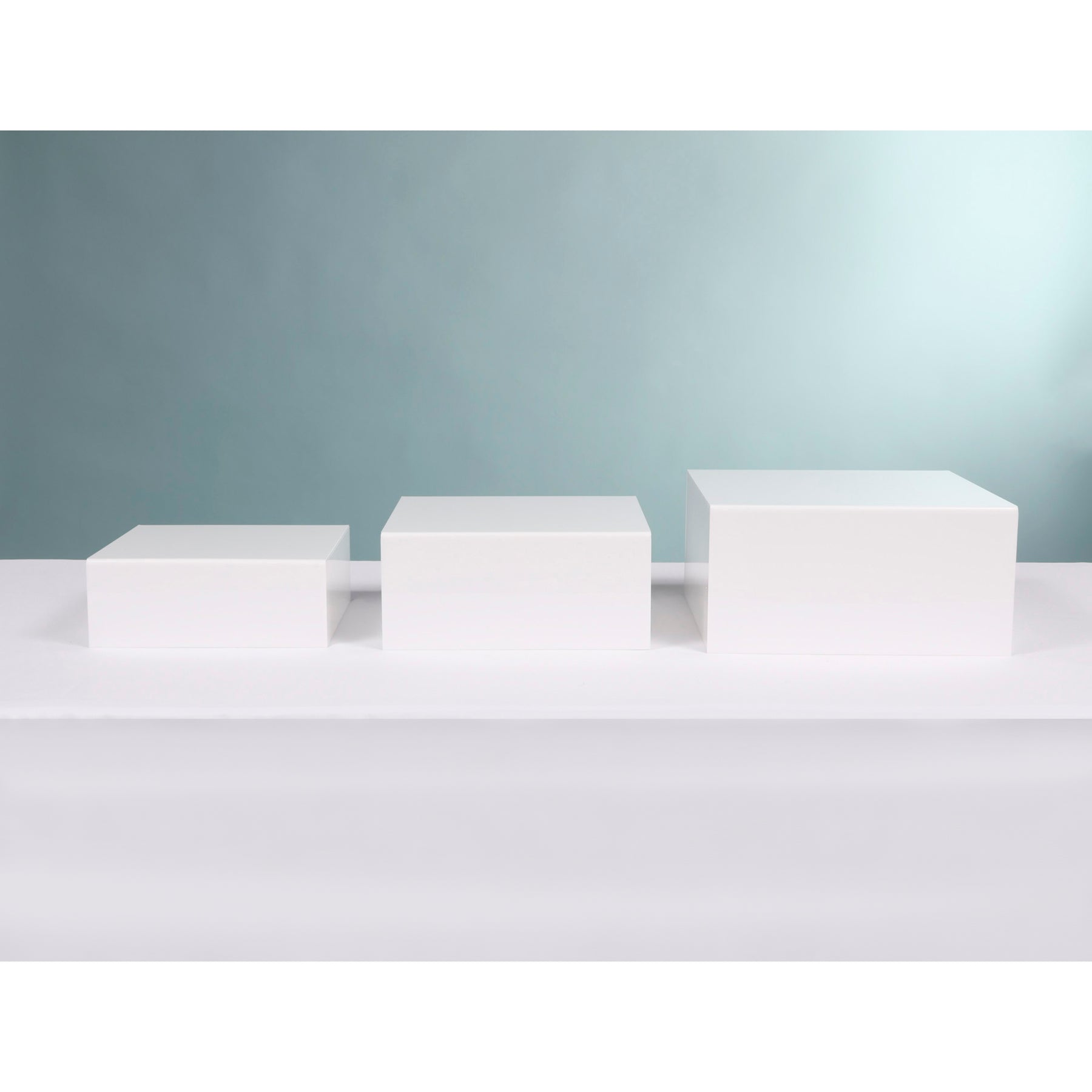 Acrylic Cube Table Riser Set - White (3pc) – Luna Wedding & Event Supplies