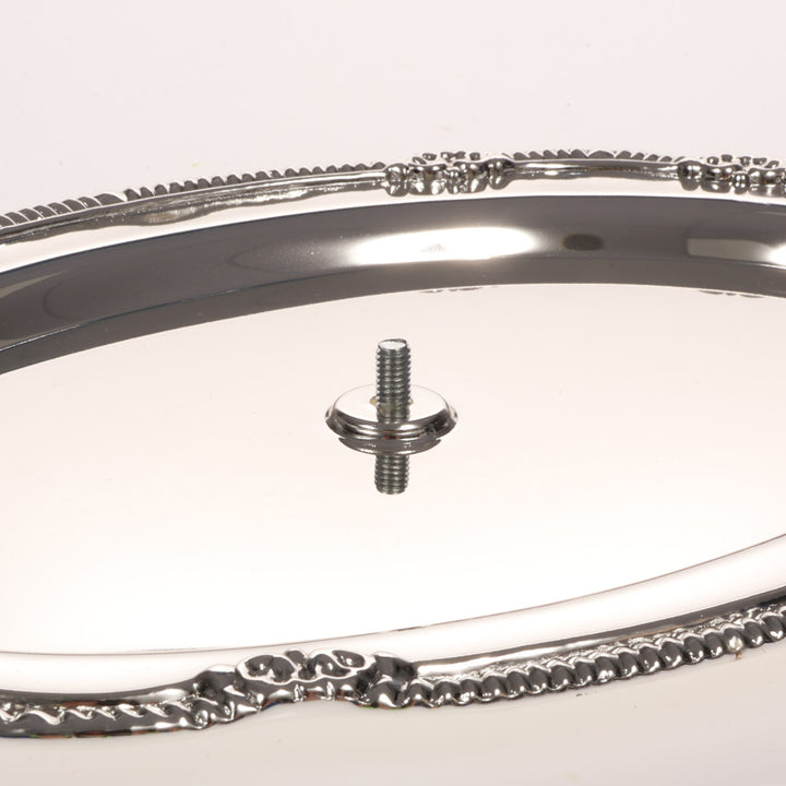 Antique Metal 3 Tier Cake Stand - Silver Instruction Image 3