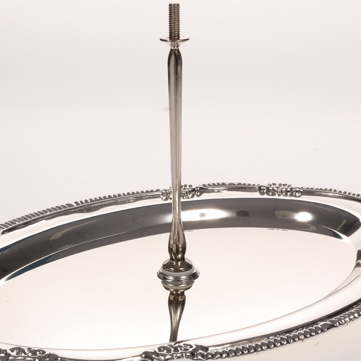 Antique Metal 3 Tier Cake Stand - Silver Instruction Image 4