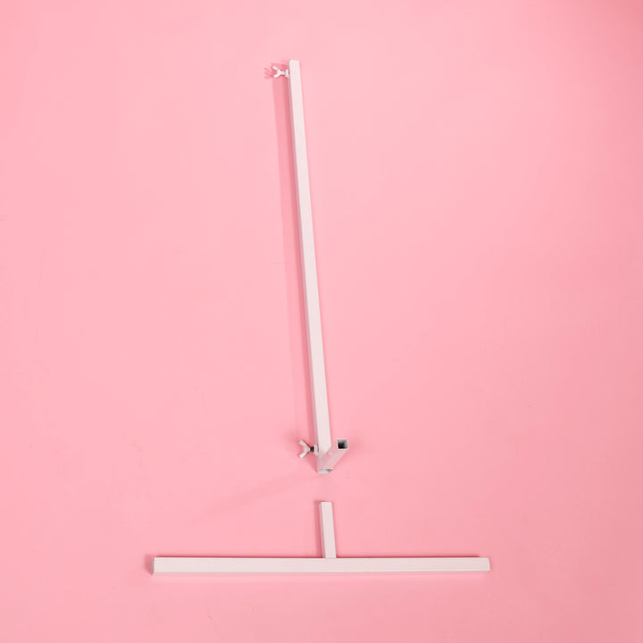 Arched Height Adjustable Freestanding Sign / Frame - White (90cm x 150cm) assembly part 2