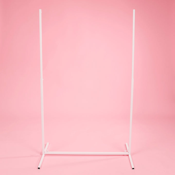 Arched Height Adjustable Freestanding Sign / Frame - White (90cm x 150cm) assembly part 4