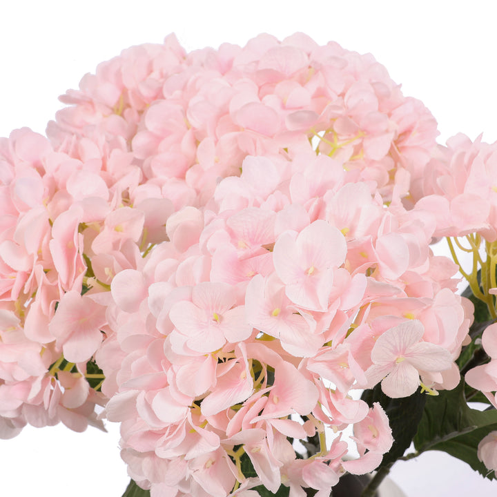 Artificial Hydrangea - Light Pink close up 2