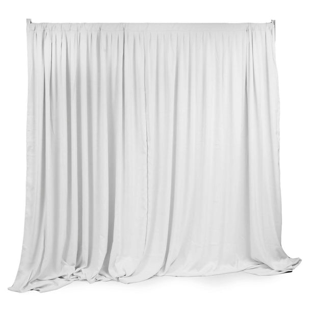 White Blockout Curtain - No Swag - 3 meters length x 3 meters high