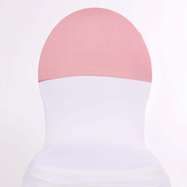 Sheer Stretch Crepe Chiffon Chair Sashes - Dusty Rose