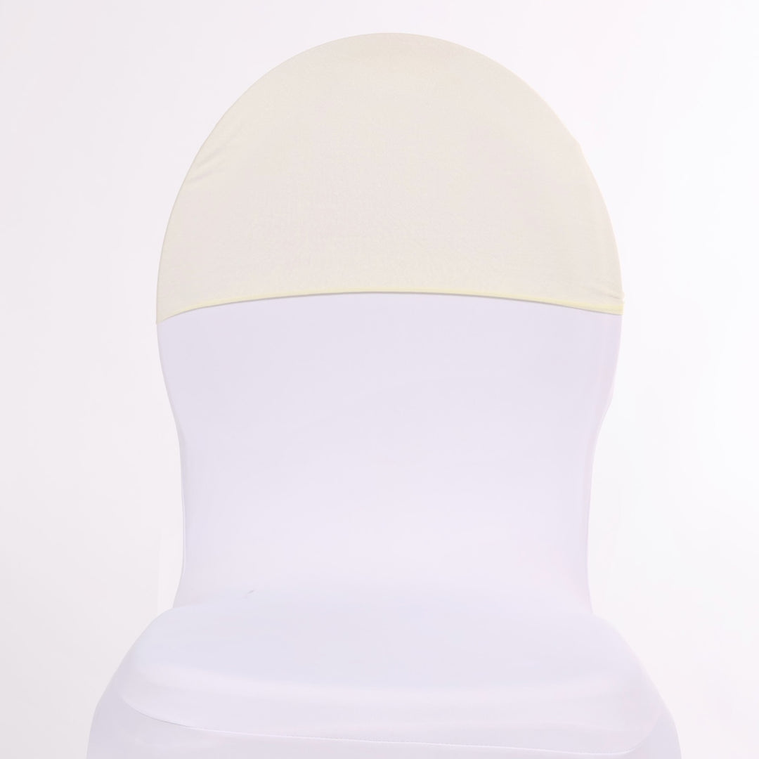 CLEARANCE Sheer Stretch Crepe Chiffon Chair Sashes - Ivory