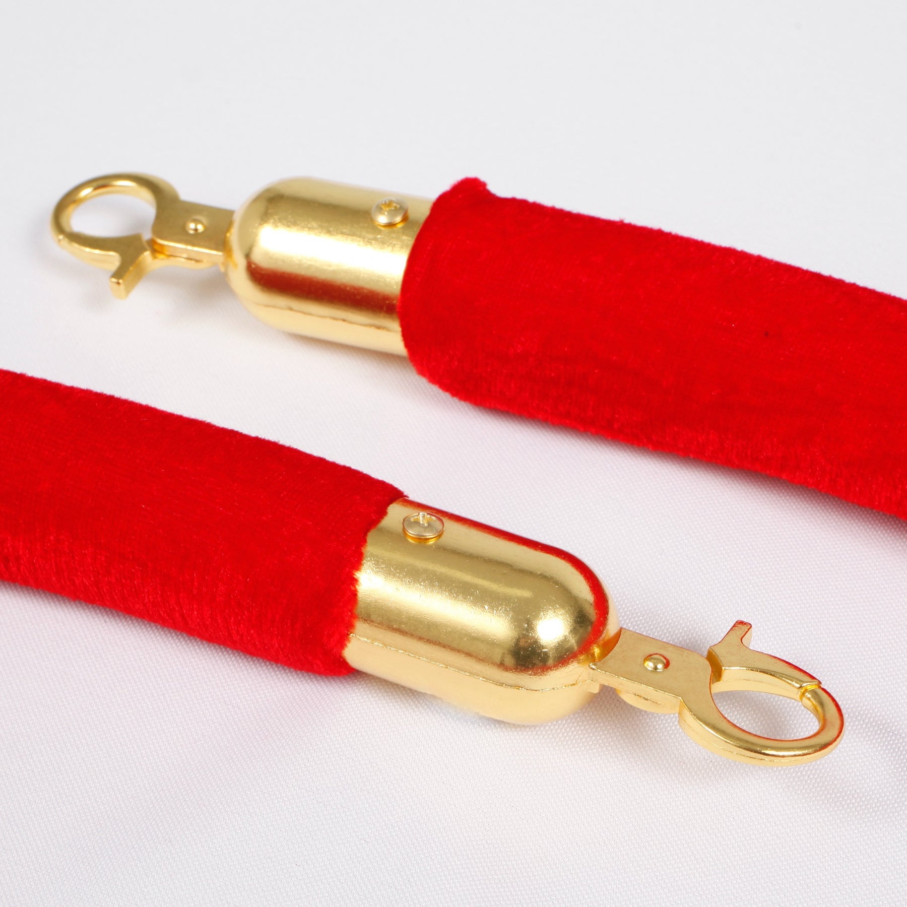 Bollard Velvet Rope - Red (Gold Clips) – Luna Wedding & Event Supplies