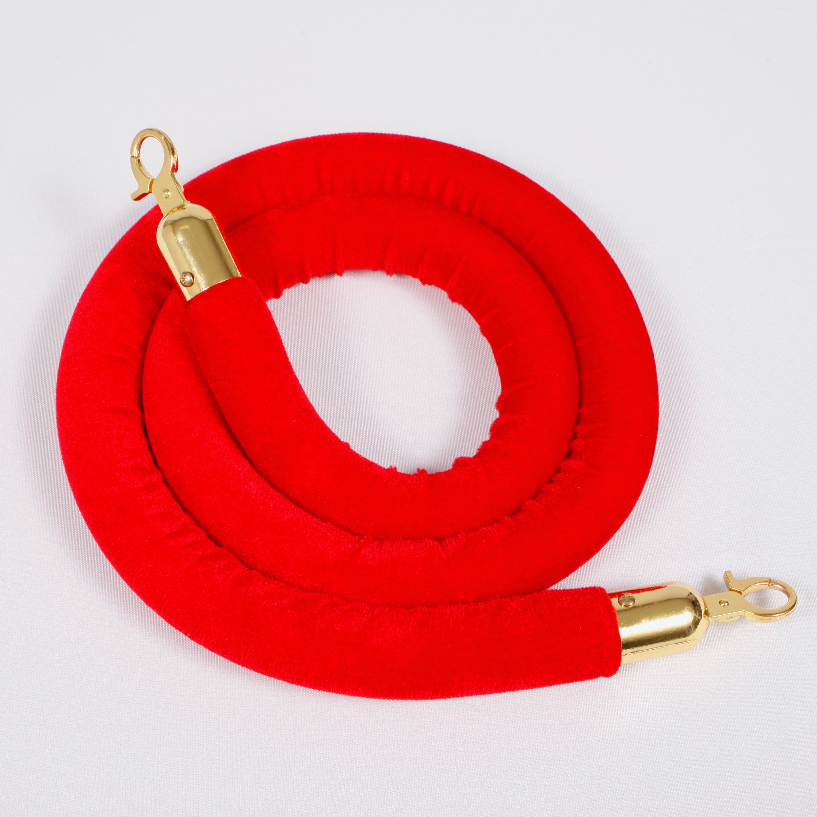 Bollard Velvet Rope - Red (Gold Clips) – Luna Wedding & Event Supplies