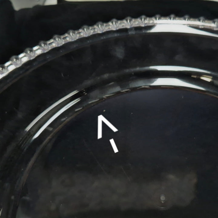 Small marks on Beaded Charger Plate