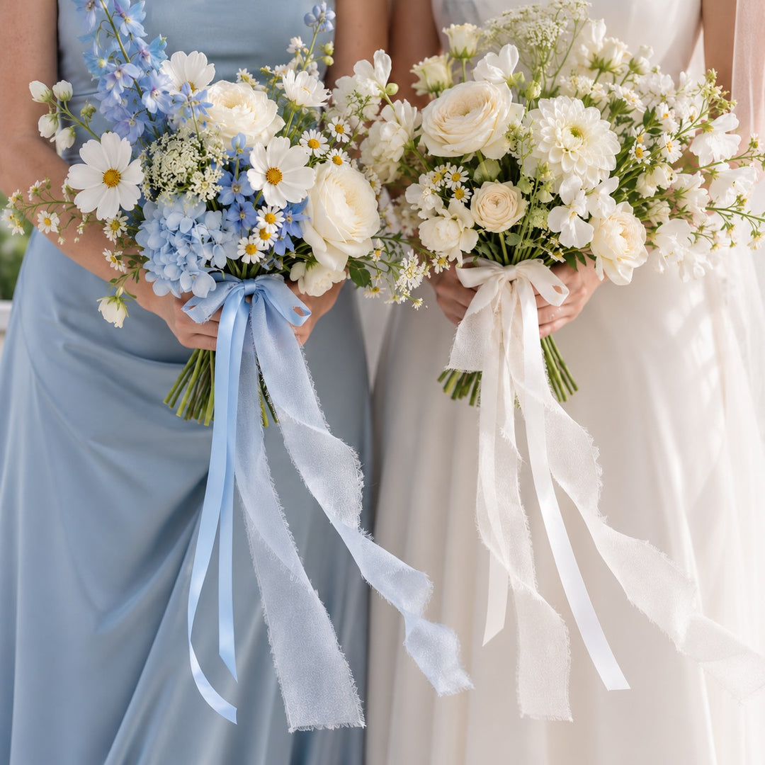 Chiffon Ribbon - Light Blue (4cmx4.5m)