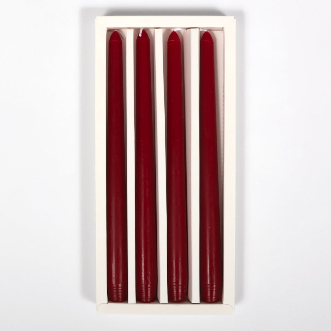 Taper Candles - Burgundy