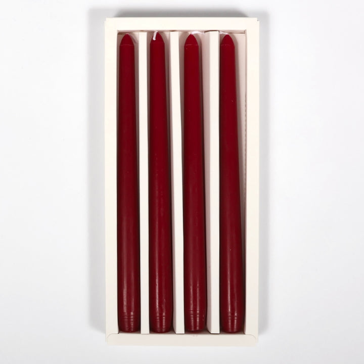 Taper Candles - Burgundy