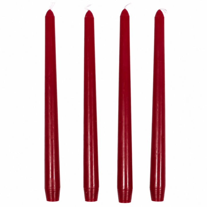 Taper Candles - Burgundy