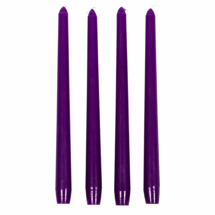 CLEARANCE Taper Candles - Purple