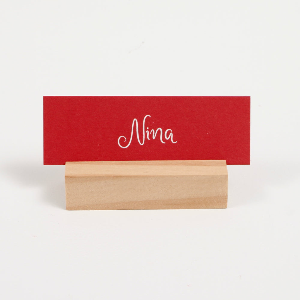 Wooden Card Holder - 7cm