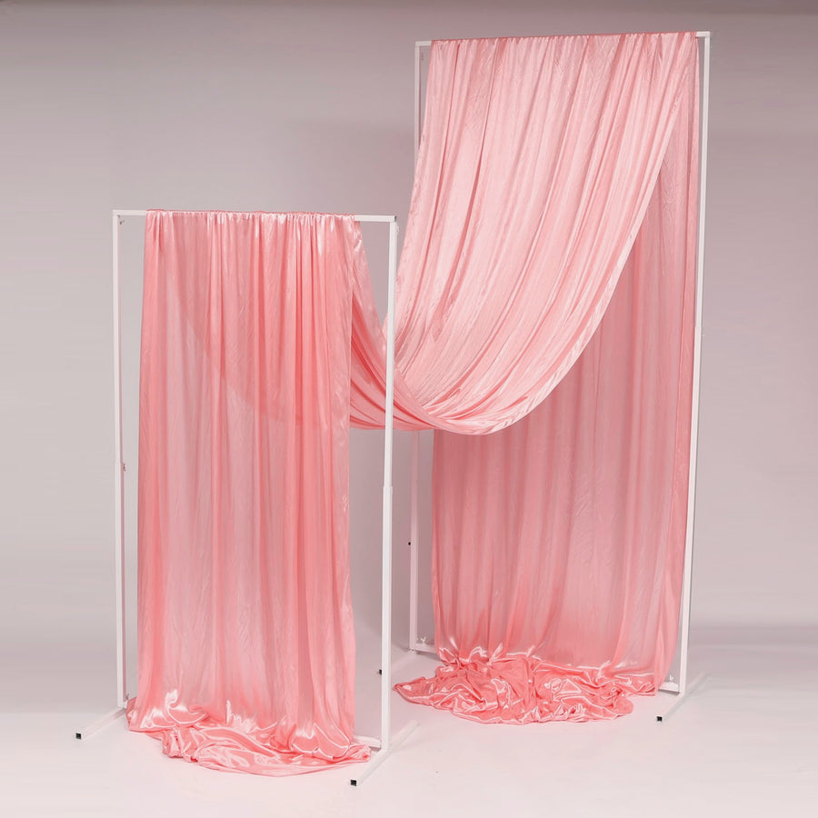 Ceiling Drape Ice Silk Satin - Blush (10m)