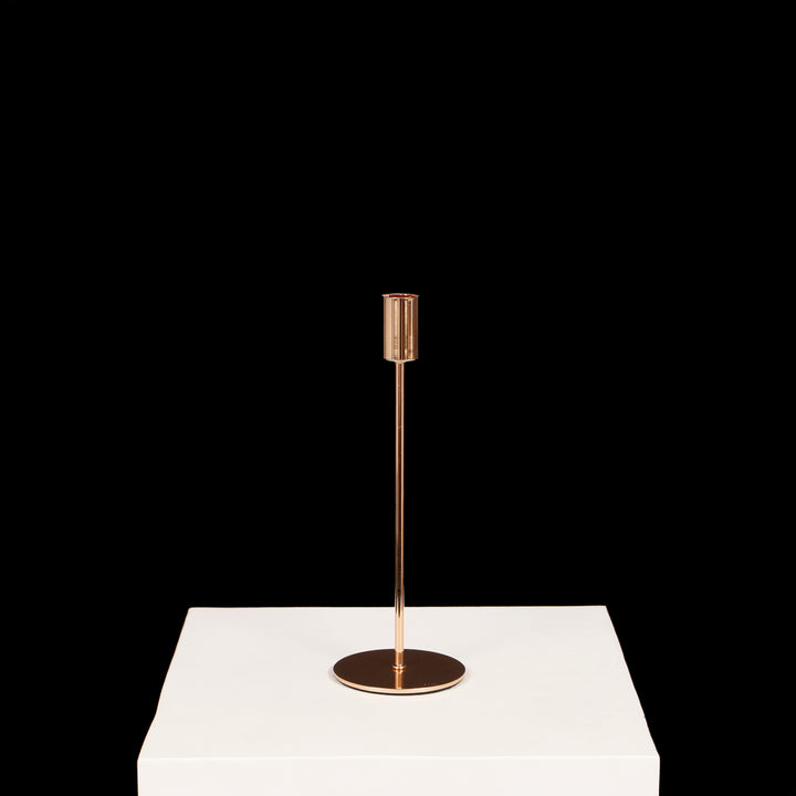 Taper Candle Holders - Gold 8cm x 23cm