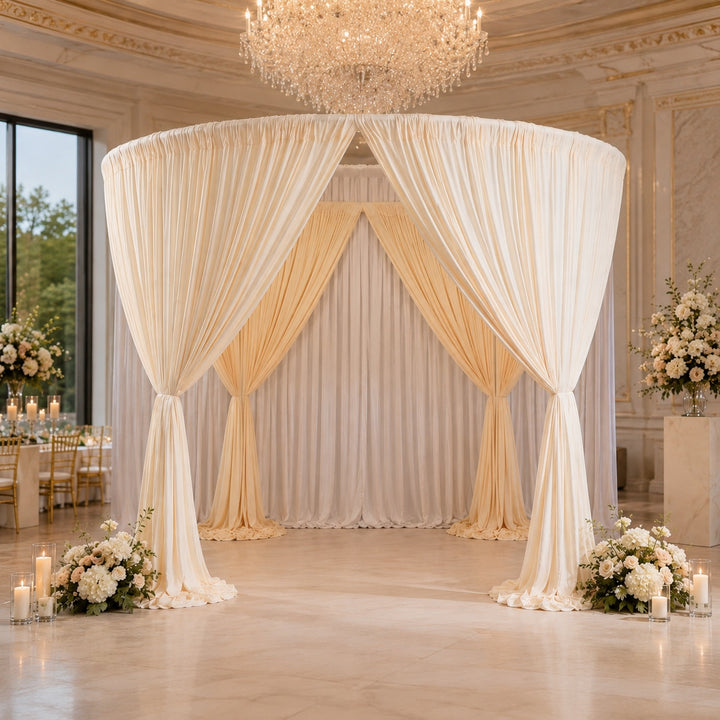 Circle Crossbar for Backdrop Stand - Pipe and Drape (3m Diameter)