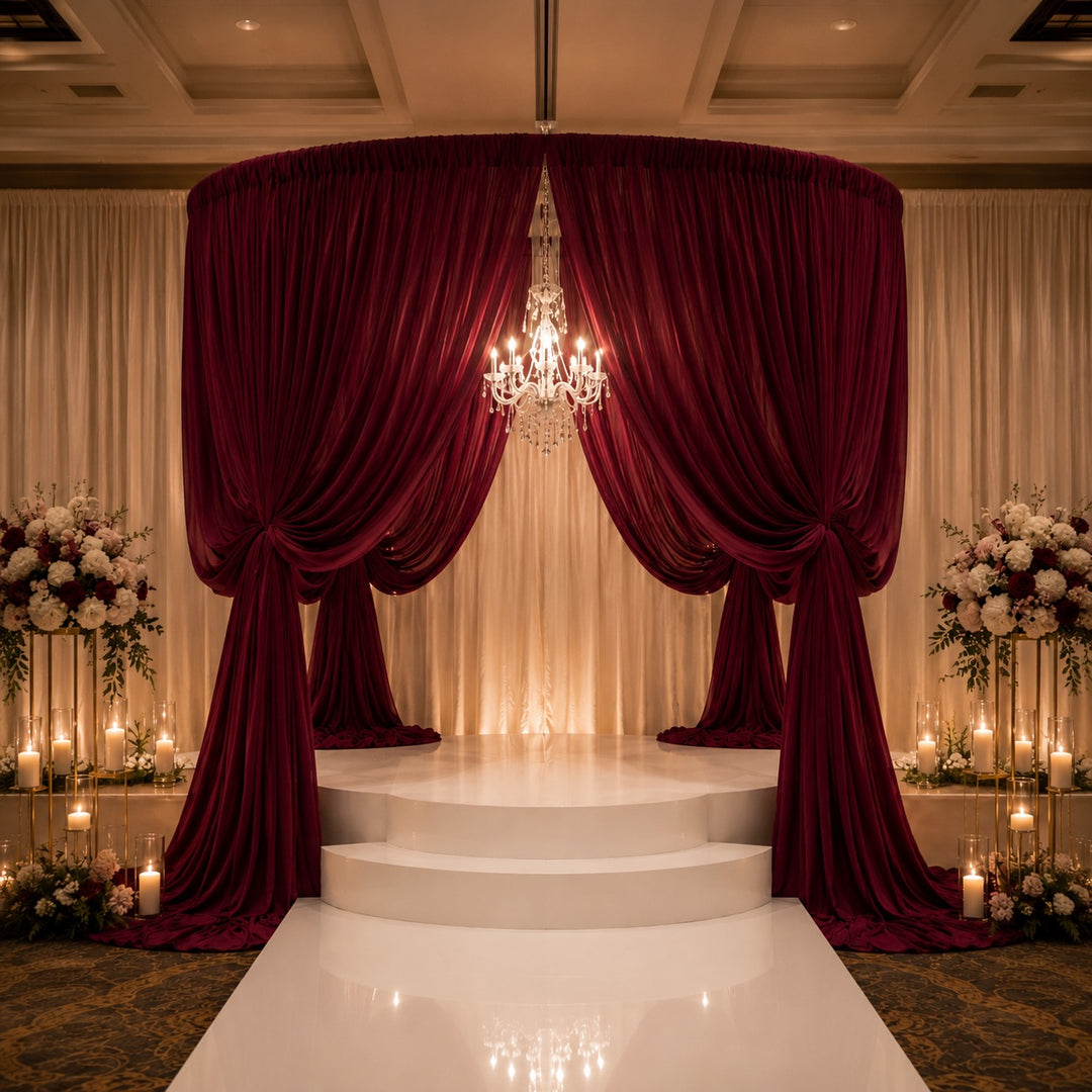 Circle Crossbar for Backdrop Stand - Pipe and Drape (3m Diameter)