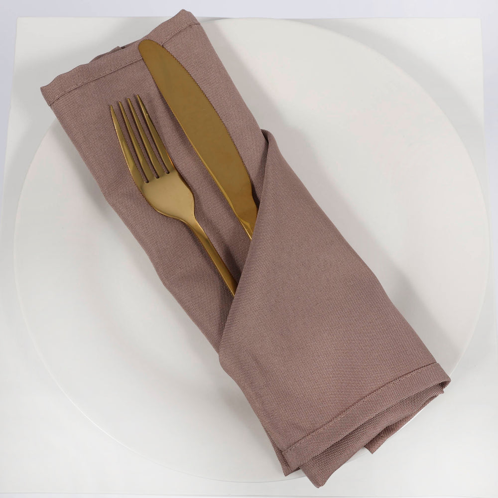 Cloth Napkins - Mocha (50x50cm) ambiance