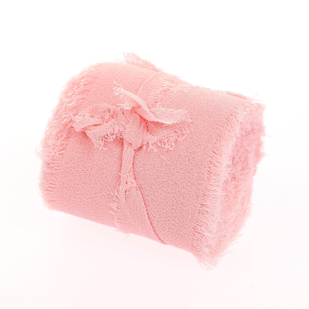 Chiffon Ribbon - Coral Pink (4cmx4.5m)
