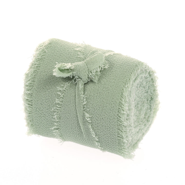 Chiffon Ribbon - Sage (4cmx4.5m)