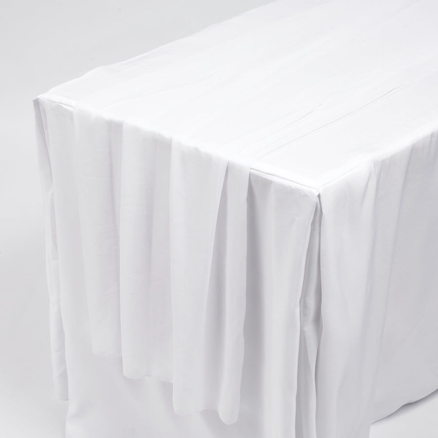 Chiffon Table Runner - White - 70x300cm