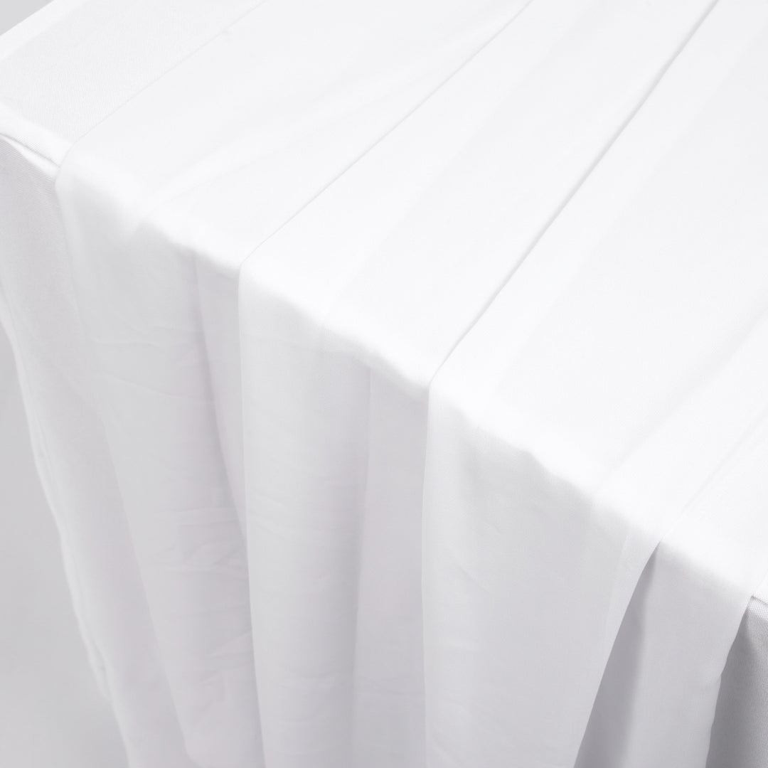 Chiffon Table Runner - White - 70x300cm, close up