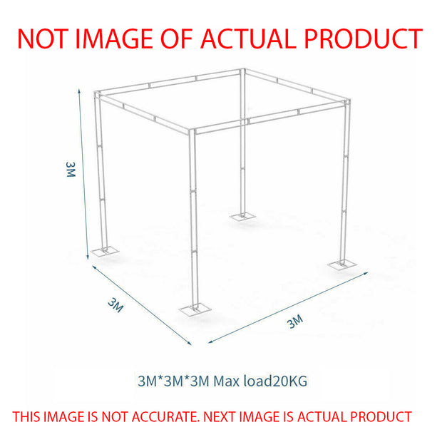 Wedding Canopy / Chuppah Frame - 3x3x3m Cube