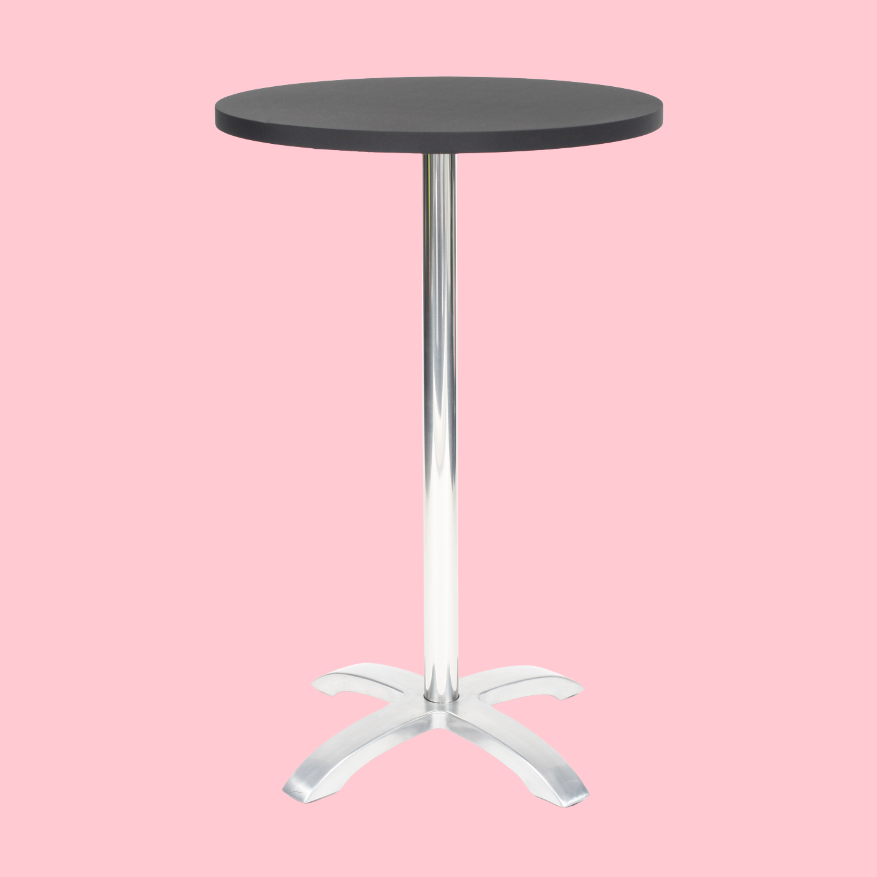 Shop Black Spandex Cocktail Table Toppers | Luna Wedding & Event Supplies