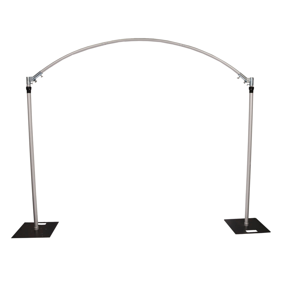 Curved Crossbar for Backdrop Stand - Pipe and Drape (3m wide) arch view