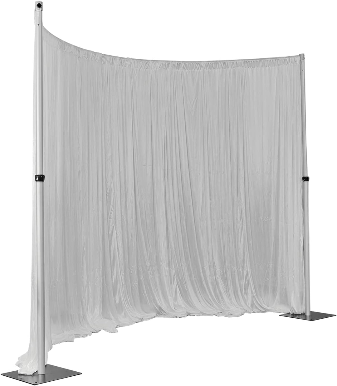 Curved Crossbar for Backdrop Stand - Pipe and Drape (3m wide) with backdrop b