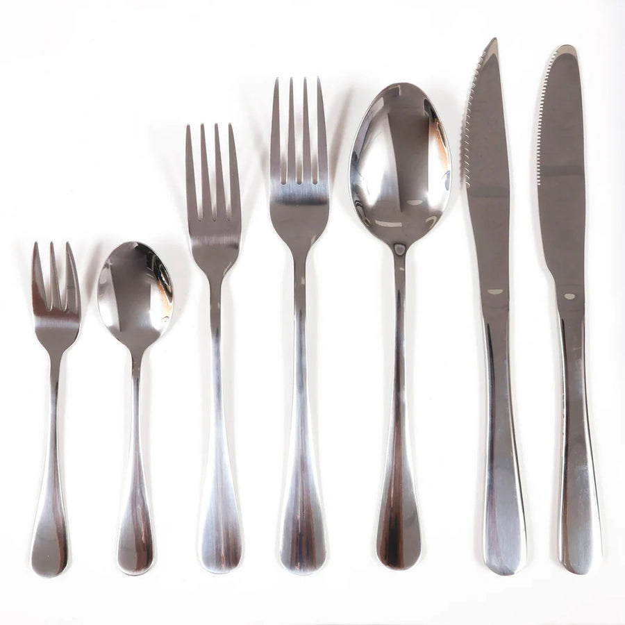 Cutlery Set - Silver (7pc) on full display