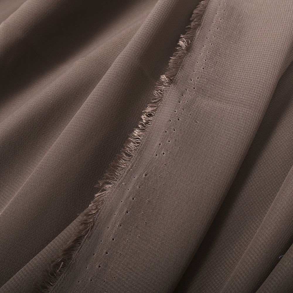 Chiffon Fabric 1.5x10m - Latte / Mocha, side seam with no overlocking