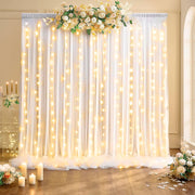 LED Fairy Lights 6x3 meters - Warm Light - 8 Function - Just Lights