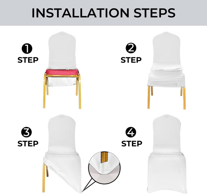 Lycra Chair Cover Installation Process