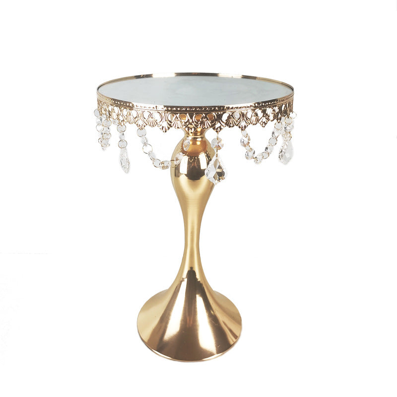 Gold Cake Stand 3 Piece Set. 20x20cm, 25x29cm, 30x39cm single piece A