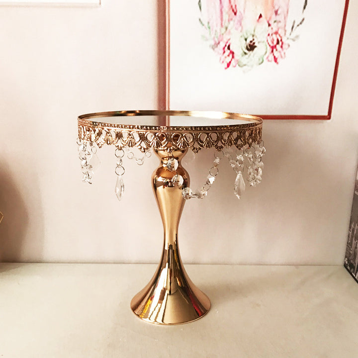 Gold Cake Stand 3 Piece Set. 20x20cm, 25x29cm, 30x39cm single piece  C