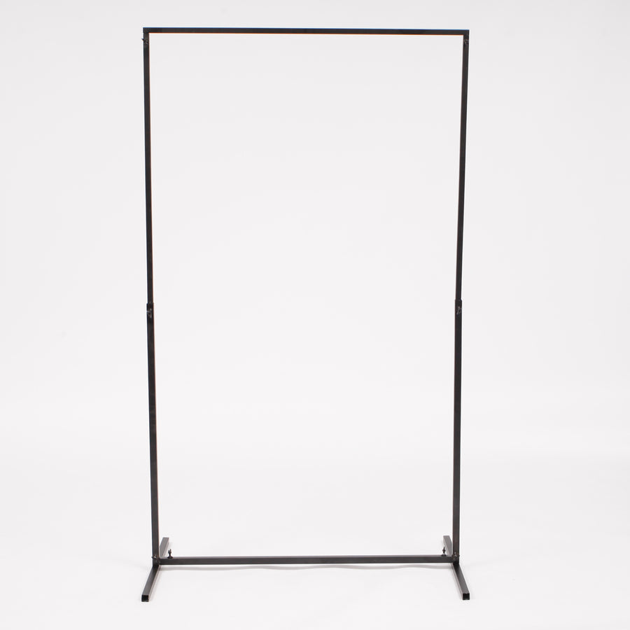 Height Adjustable Freestanding Stand Frame - Black (90cm wide x150cm high)