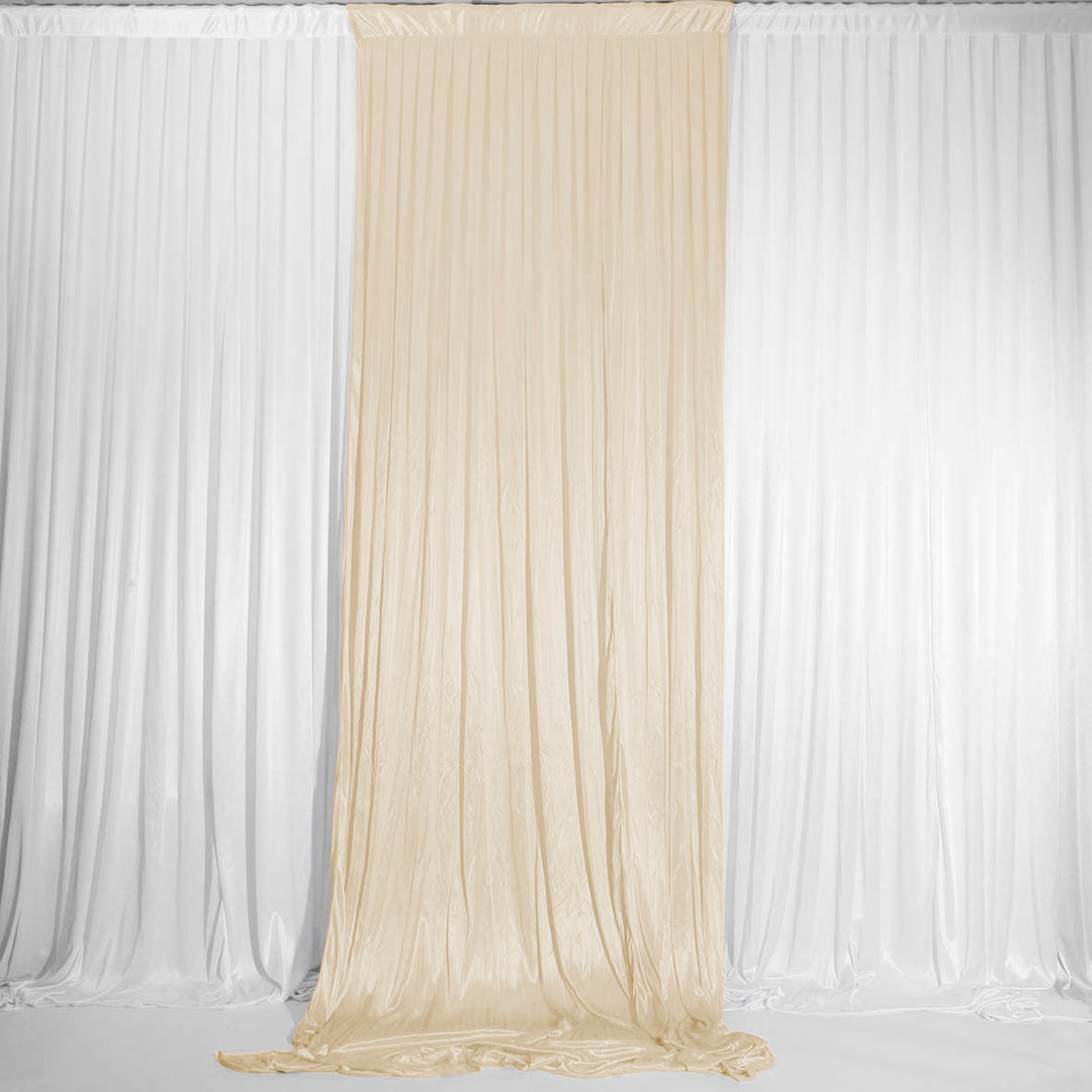 Ivory Ice Silk Satin Backdrop Convertible Panels 1mx3m