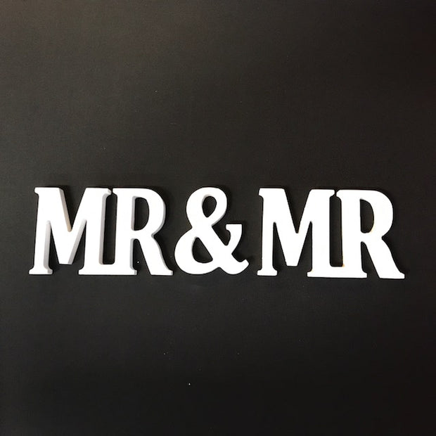 MR & MR Wooden Letter Set Uppercase